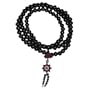 Buddhist Mala Beads - Large 14mm beads - Black sandalwood