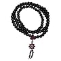 Buddhist Mala Beads - Large 14mm beads - Black sandalwood