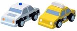 City Taxi and Police Car set