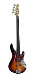 RICHWOOD RBB ELECTRIC FRETLESS BASS 4 STRING SUNBURST SPECIAL OFFER