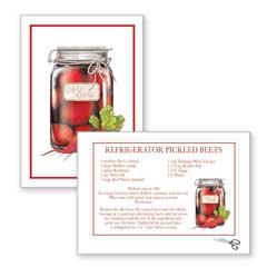 Greeting Card: Pickled Beets with Recipe