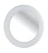 Wenko 18907100 Wandspiegel Tropic White Power-Loc - Befestigen ohne Bohren, Polyresin, Glas, &oslash; 50 cm, wei&szlig;