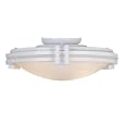 2 Light Kit White w/ Alabaster Glass