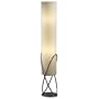 Nova Lighting 11191 Internal Floor Lamp, Painted Chrome, White Shade