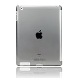 GreatShield Smart Cover Buddy Snap On Slim-Fit Case for Apple iPad 2 – Transparent Smoke