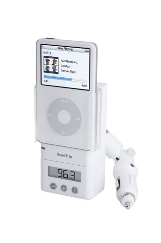 Griffin Technology 4030-ROAD RoadTrip FM Transmitter & Auto Charger and Cradle for iPod