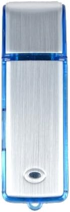 A Plus Supply® New Mini 8G USB Pen Digital Audio Voice Recorder 70 Hours recording Silver/blue Color