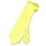 BOY'S NeckTie Solid CLASSIC YELLOW Youth Neck Tie