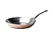 De Buyer 6424.28 Inocuivre Stainless Steel Round Frying Pan, 2 mm Thick, 28 cm Diameter