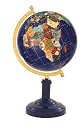 Alexander Kalifano 15" X 15" X 25" Lapis Gemstone Globe W/ Gold Arch