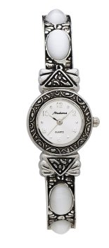 Medana Ladies Cats Eye Bangle Series Genuine Stone Watch # 2501