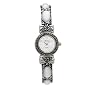 Medana Ladies Cats Eye Bangle Series Genuine Stone Watch # 2501