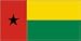 Guinea-Bissau Flag 10cm Square Coaster