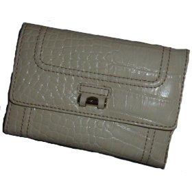 Ladies Liz Claiborne Wallet Antq White Money Maker Flats