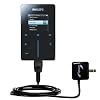 Rapid Wall Home AC Charger for the Philips GoGear HDD6330 - uses Gomadic TipExchange Technology