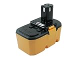 18V 3Ah Battery for Ryobi CHI1802M CHP1802 CHP1802M CHV180L CHV18WDM CID1802M CID1802P CID1803L CID1803M fits BCHI18 BP1820 BPP1813 BPP1815 BPP1817 BPP1817-2 BPP1820 BPT1027 P100 RY1804 ONE+ BPP1817M - High Capacity