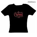 Charmed - Gothic Logo Ladies Fitted T-Shirt
