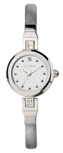 BCBGirls Women's Crystal Accented Silver Streak Collection Watch #GL2006