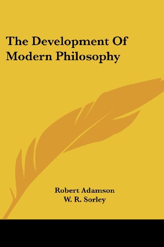 The Development Of Modern Philosophy