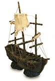 ENGLISH WHALER WITH FABRIC SAILS XL