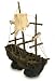 ENGLISH WHALER WITH FABRIC SAILS XL