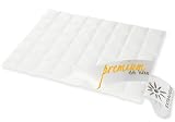 PREMIUM DE LUXE - 975.98.003 SOMMER Daunendecke 8x10 Karos / 135x200 cm / 220 gr.