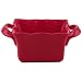 Kitchen & Housewares : BIA Cordon Bleu Wavy 16-Ounce Square Bakers, Set of 2, Red