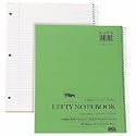 Notebook, Lefty Kraft, 1 Subject, College Ruled, 11"x9", 80 Sheet (TOP65128) Category: Ruled and Subject Notebooks