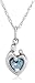 Jewelry : Sterling Silver Mother & Child December Birthstone Pendant by Janel Russell, 18"