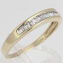 10K Yellow Gold Diamond Anniversary Band