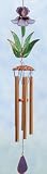 Gallery Art Glass Large Purple Iris - Large Wind Chimes