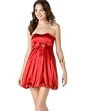 Ruby Rox Bubble Babydoll Dress with Bow