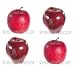 Artificial Decorative Faux Fruit 2 Gala Apples and 2 Red Apples Image