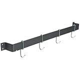 Calphalon 32-Inch Straight Wall Pot Rack with 4 Heavy-Duty Single Hooks
