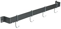 Calphalon 32-Inch Straight Wall Pot Rack with 4 Heavy-Duty Single Hooks