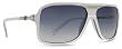 VON ZIPPER STACHE WHITE SANDWICH PLASTIC SUNGLASSES