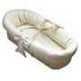 Waffle Pique Baby Moses Basket - Color Ecru