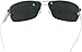 Guess Men's Polarized GUP1004-SI-3 Silver Rectangle Sunglasses