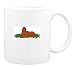 Mug with dog, setter, irish, canine