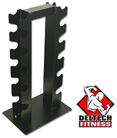 Deltech Fitness 6 Pair Vertical Dumbbell Rack