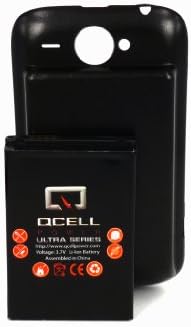 QCell T-Mobile HTC Wildfire/G8 Extended Battery + FREE Battery Cover