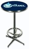 The Citadel Chrome Pub Table 40 High 30 Diameter - NCAA Team