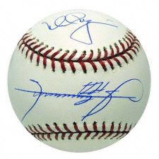 Mark McGwire and Sammy Sosa Dual Autographed MLB Baseball