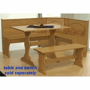 Linon Chelsea Kitchen Nook Corner Unit Shopswell