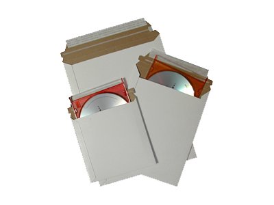 6x6 RIGID PHOTO CD MAILERS ENVELOPES STAY FLATS 100 pack