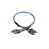 Monster MPC I202 2C-6M Low Noise 2-Channel Car Stereo RCA Cables (6 Meters)