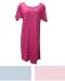 Pack of 3 Short Sleeve Shades of Pinks Cotton Nightgowns Plus Size 2X
