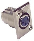XLR Type Chassis Mount Female 3 Pin