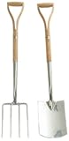 Faithfull FAIDIGGING stainless steel digging spade and fork set