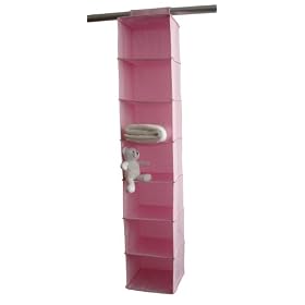 <b>Tadpoles Basics 7-Shelf Organizer - Pink</b>